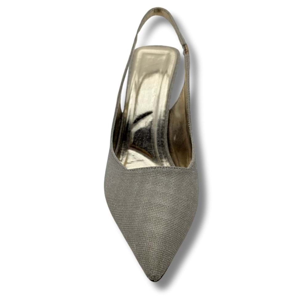 Ysabella | Arkası Açık Abiye Stiletto - Ysabella - ALTIN - 36