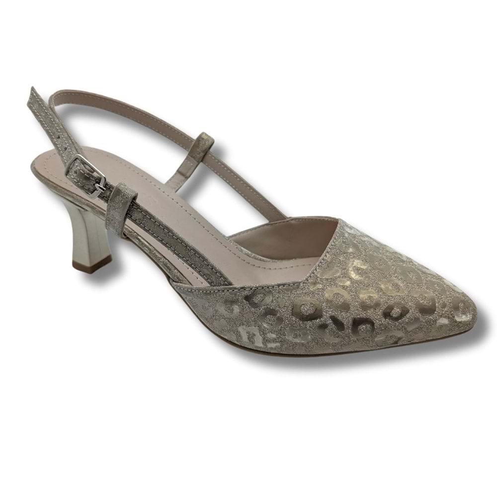 Titania | Abiye Arkası Açık Stiletto - Titania - ALTIN - 37