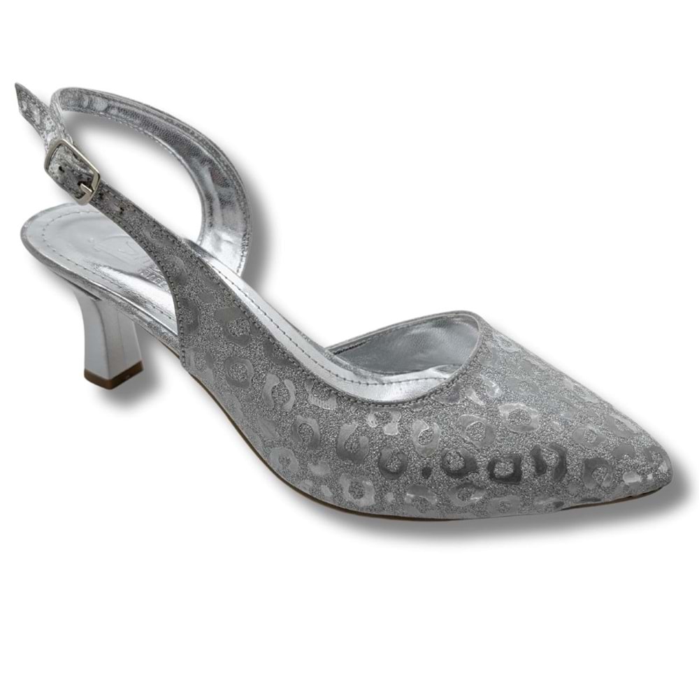 Hiltraud | Abiye Stiletto - Hiltraud - GÜMÜŞ - 40