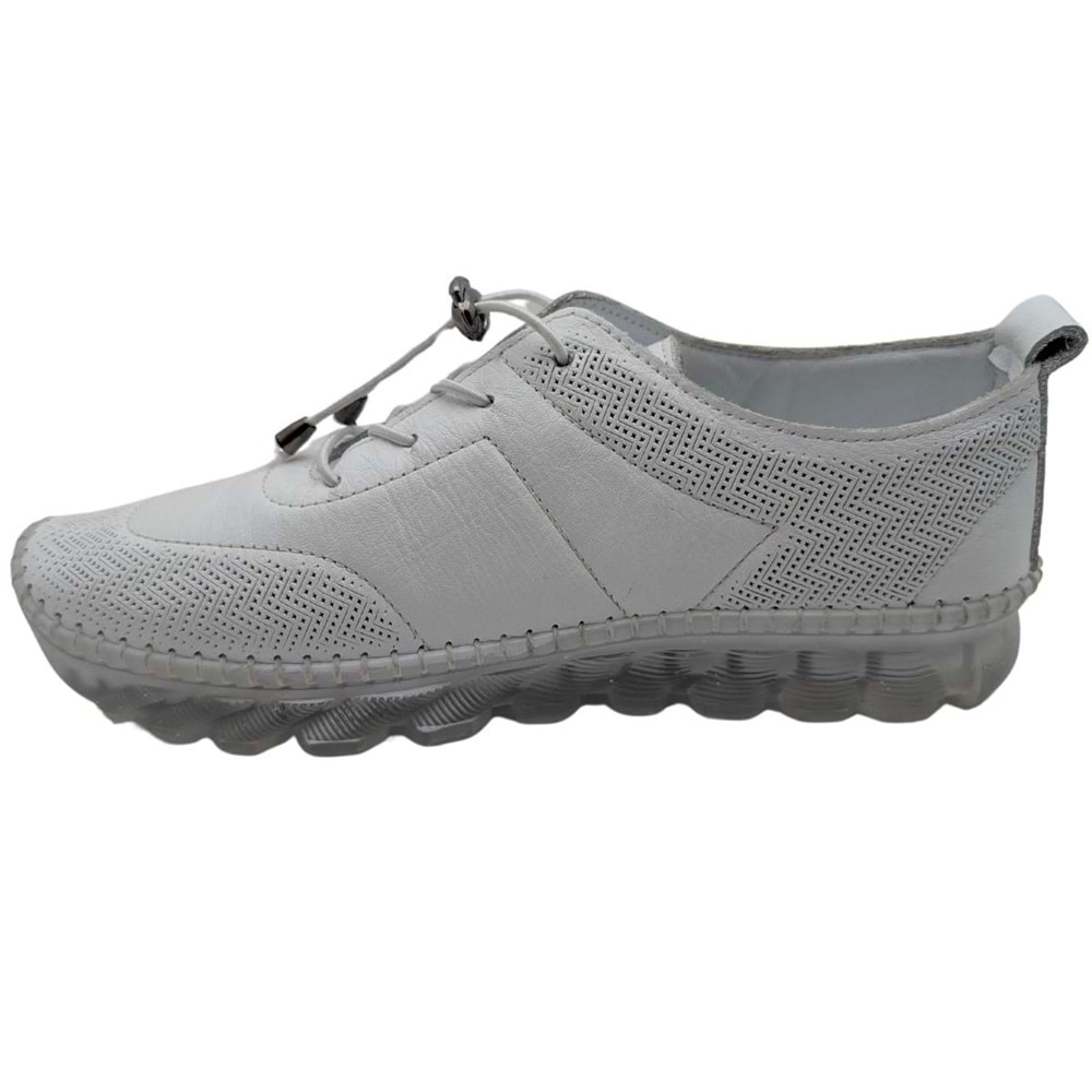 Musso - 2470-T | Kadın Ortopedik Ayakkabı - BEYAZ - 41