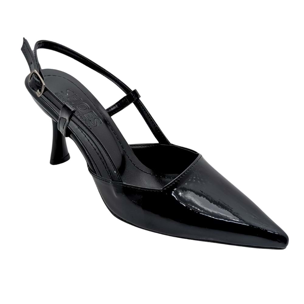 Zenna | Kadın Arkası Açık Stiletto - ÇİĞDEM KUNDURA - Zenna - SİYAH - 40