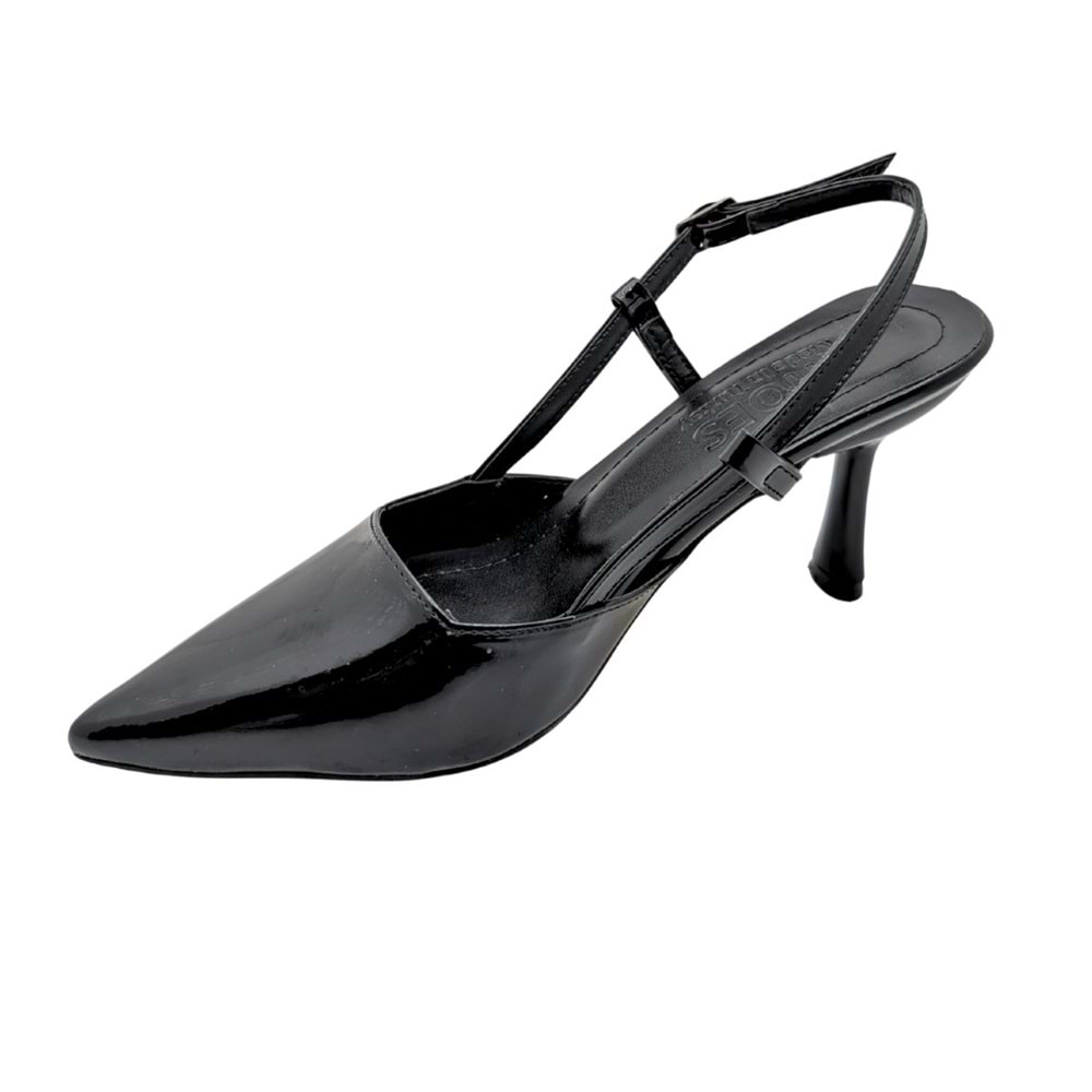 Zenna | Kadın Arkası Açık Stiletto - ÇİĞDEM KUNDURA - Zenna - SİYAH - 40
