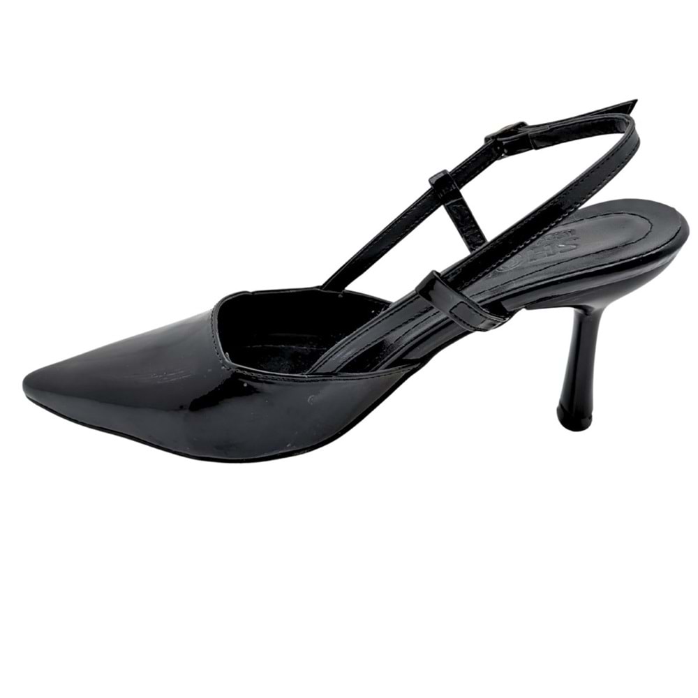 Zenna | Kadın Arkası Açık Stiletto - ÇİĞDEM KUNDURA - Zenna - SİYAH - 40