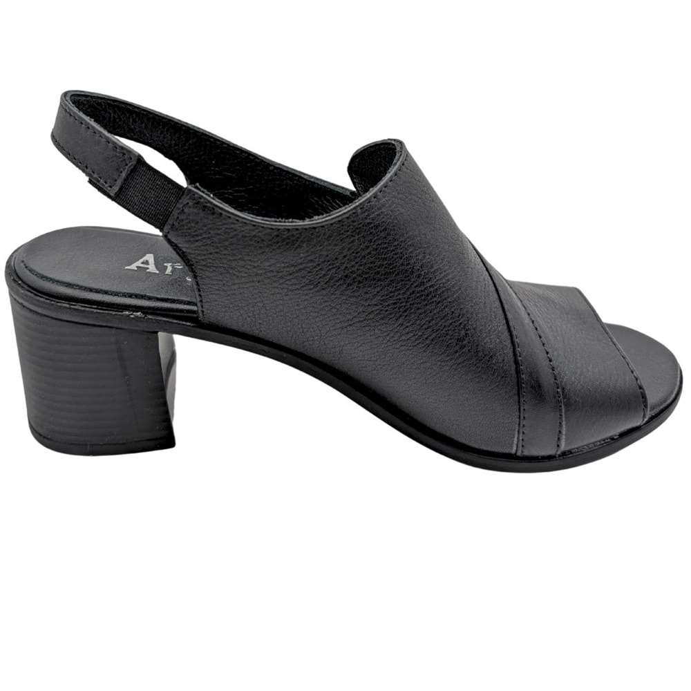 Cristallo - Kadın Topuklu Sandalet - SİYAH - 40