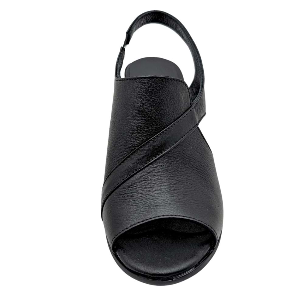 Cristallo - Kadın Topuklu Sandalet - SİYAH - 40