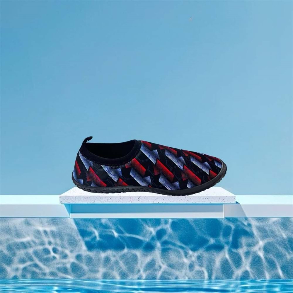 Aqua Surfer | Kadın Deniz Ayakkabısı - SİYAH-MAVİ-KIRMIZI - 41