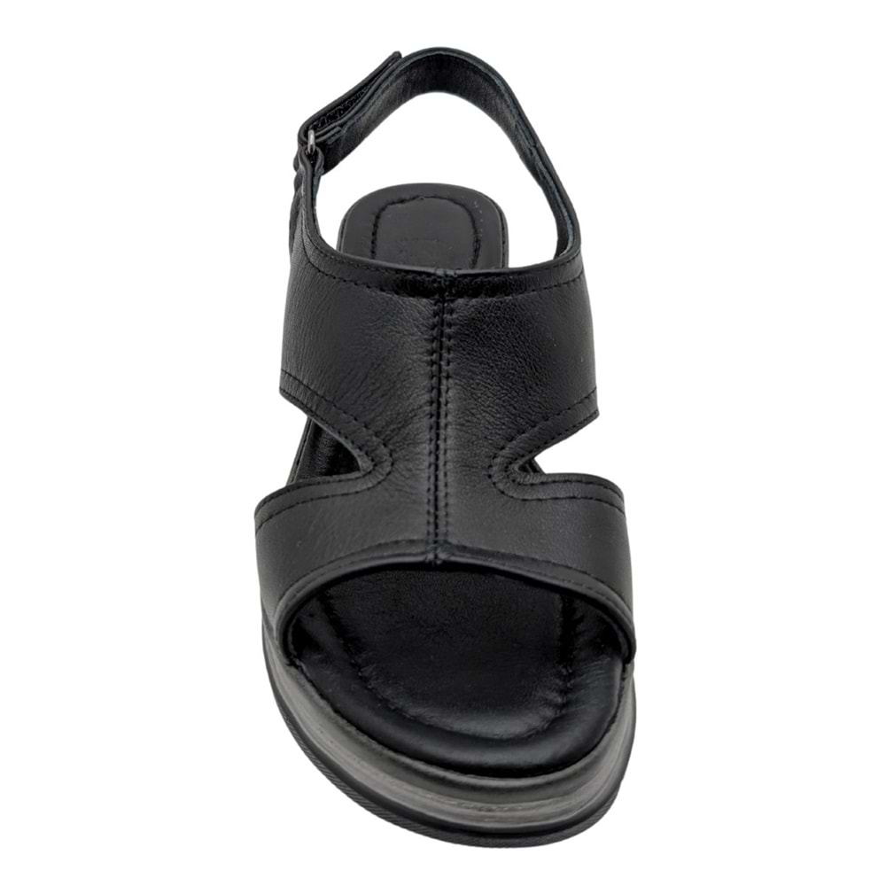 Brisa | Kadın Dolgu Topuklu Sandalet - SİYAH - 40