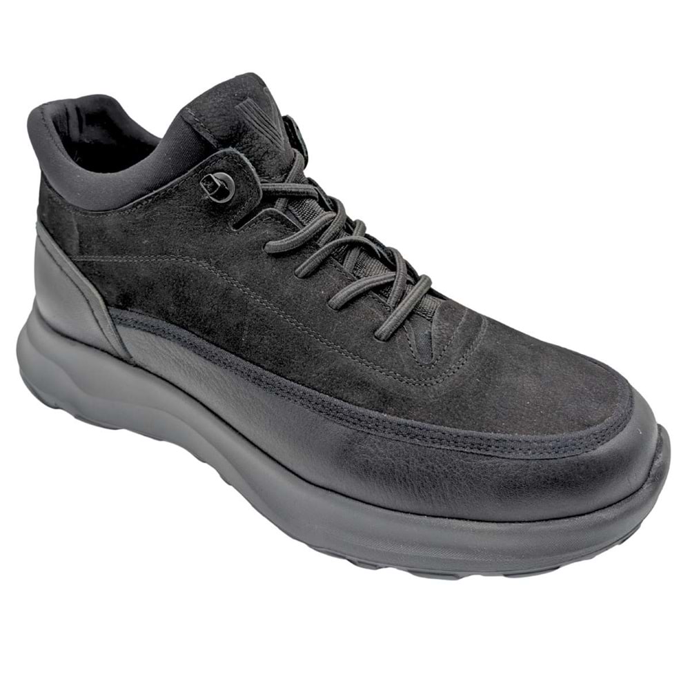Voyager - M298 | Erkek Hakiki Deri Spor Bot - SİYAH - 40