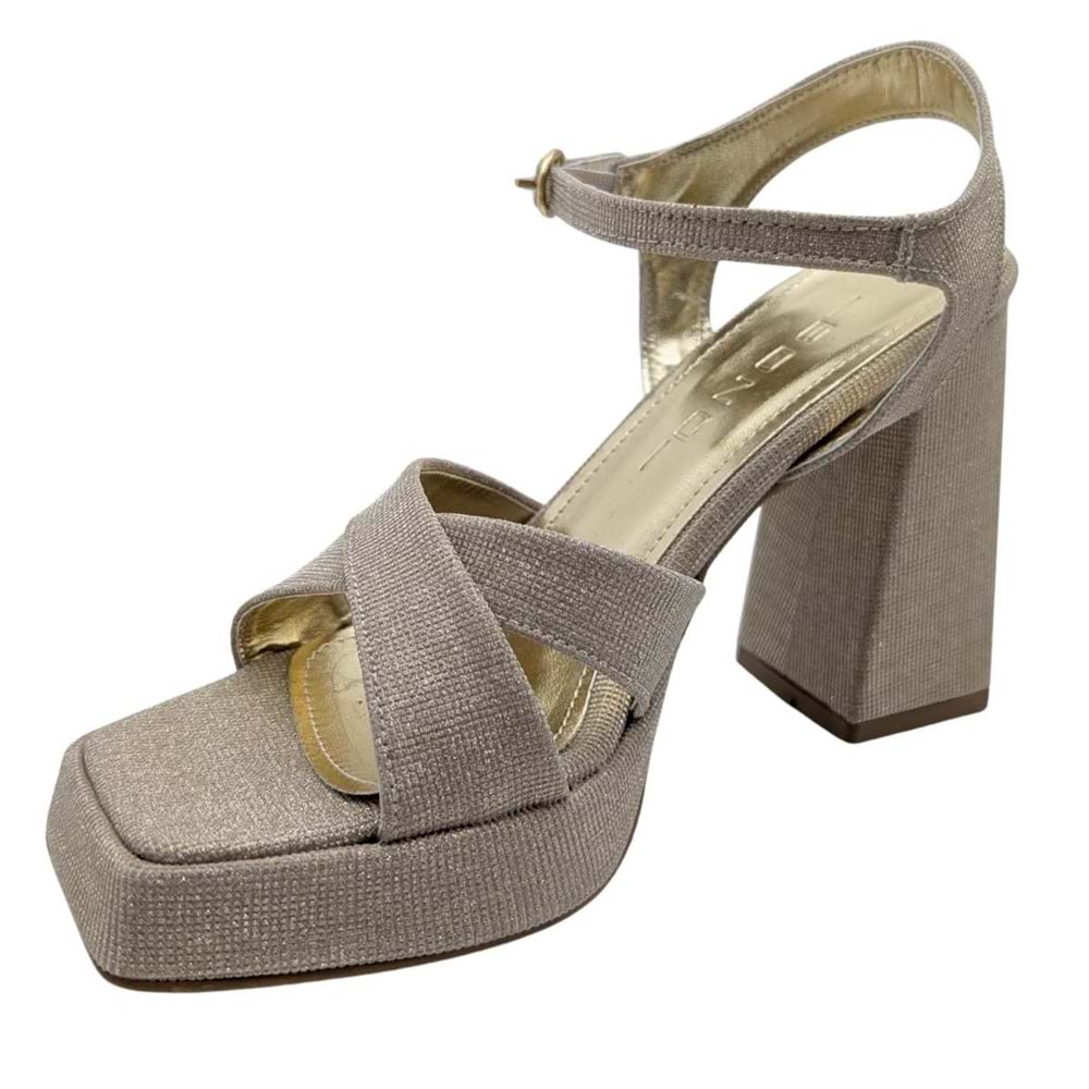 Nyvella-1 | Kadın Platform Topuklu Ayakkabı - GOLD - 35