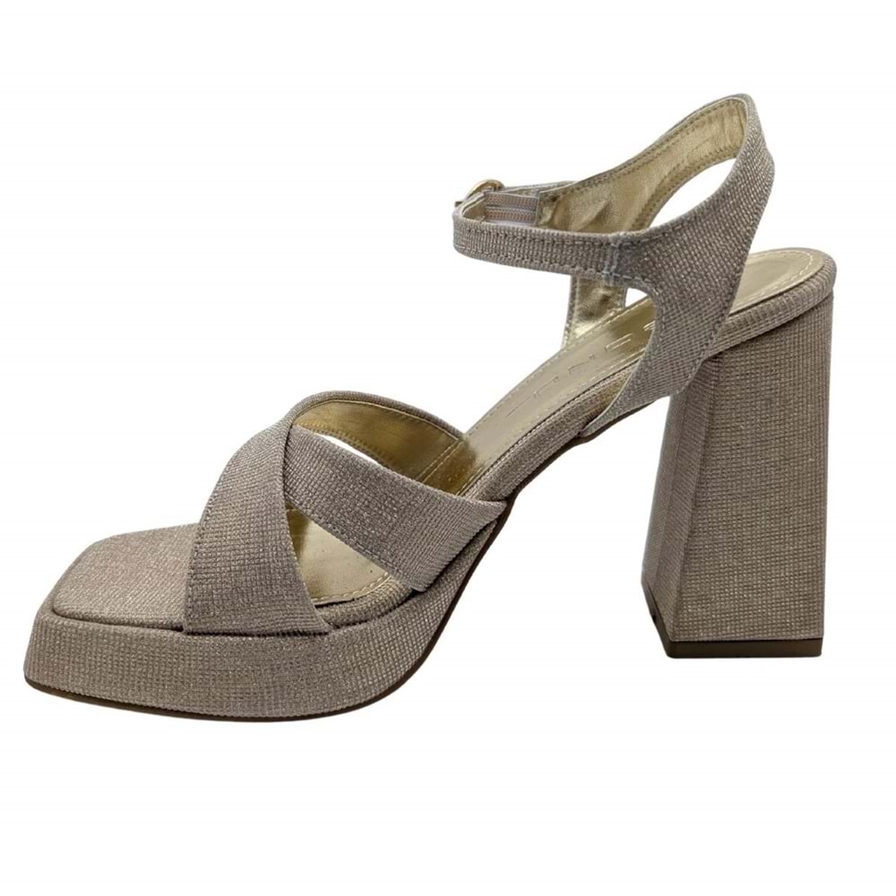 Nyvella-1 | Kadın Platform Topuklu Ayakkabı - GOLD - 35