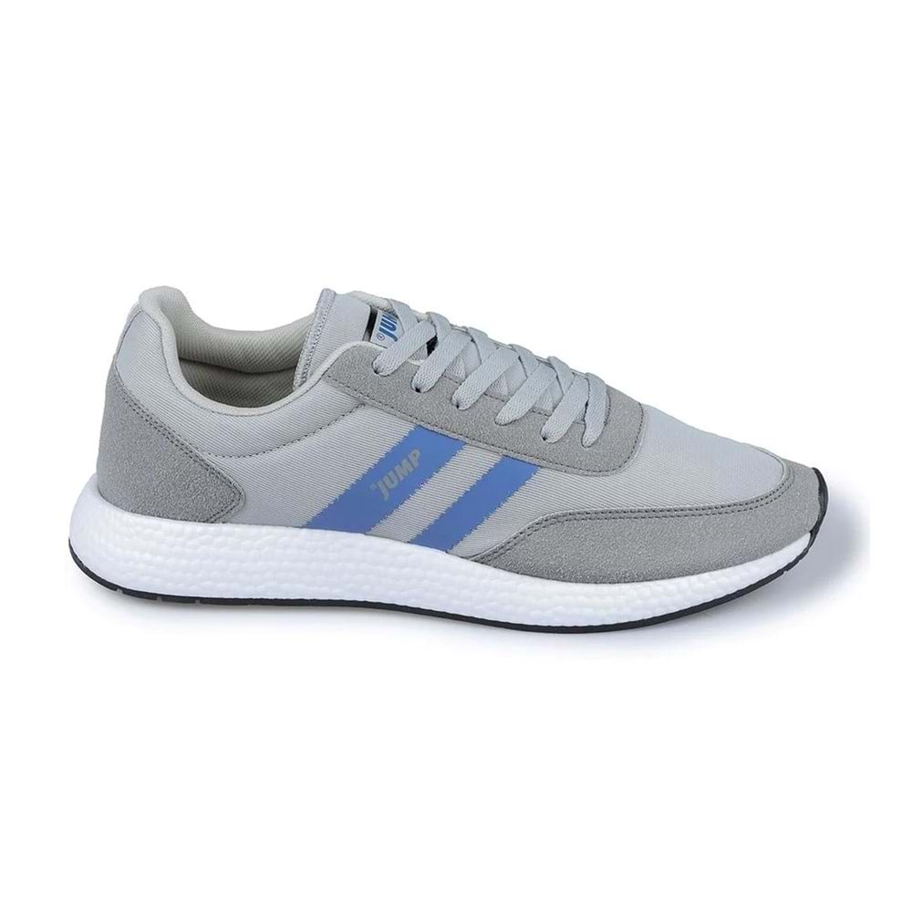 Jump - 26396 | Erkek Spor Ayakkabısı - JUMP - 26396 - GRİ-MAVİ - 40