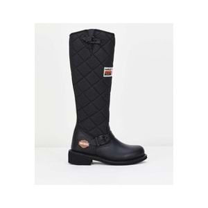 HARLEY DAVIDSON - LACONIA 644 HI - KADIN SİYAH ÇİZME - BLACK - 37 - ST00436-BLACK-37