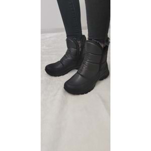 Çiğdem Kar Botu KAR 1 Unisex - SİYAH-KISA-FERMUARLI-ARMALI- 44