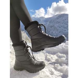Çiğdem Kar Botu KAR2 Unisex - SİYAH - 38 - ST01231-SİYAH-38