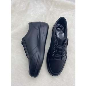VOYAGER 8568 HAKİKİ DERİ KADIN COMFORT GÜNLÜK AYAKKABI - SİYAH - 37 - ST02158-SİYAH-37