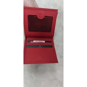 GRANDE - 2765 - GERÇEK DERİ KADIN CÜZDAN - KIRMIZI - STANDART - ST02782-14176