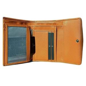 GRANDE - 2620 - GERÇEK DERİ KADIN CÜZDAN - CAMEL - STANDART