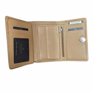 GRANDE - 2628 - GERÇEK DERİ KADIN CÜZDAN - CAMEL - STANDART