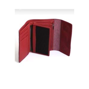 GRANDE - 2784 - GERÇEK DERİ KADIN CÜZDAN - KIRMIZI - STANDART - ST02787-14197