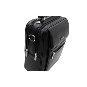 GRANDE - 4588- GERÇEK DERİ ERKEK OMUZ ÇANTA - SİYAH - STANDART - ST02790-14209