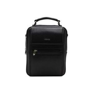 GRANDE - 4588- GERÇEK DERİ ERKEK OMUZ ÇANTA - SİYAH - STANDART - ST02790-14209