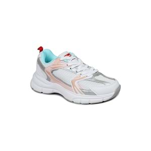 JUMP - 28712 - BEYAZ SPOR AYAKKABISI - BEYAZ-MAVİ-PUDRA - 36