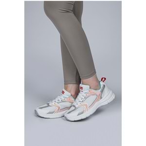 JUMP - 28712 - BEYAZ SPOR AYAKKABISI - BEYAZ-MAVİ-PUDRA - 36