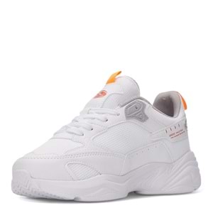 2860 M-P-KALIN TABAN HAVA ALABİLEN SPOR SNEAKER NAYAKKABI - BEYAZ-GRİ - 37
