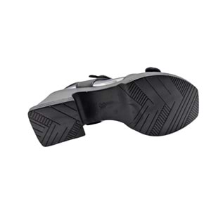 Enzo SunFlair Hakiki Deri Kadın Topuklu Sandalet - SunFlair - SİYAH - 36