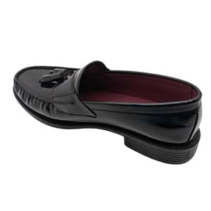 Çiğdem Kundura Drakar Nomads Erkek Loafer Ayakkabı - SİYAH-RUGAN - 41