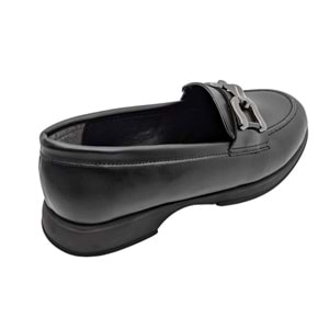 Çiğdem Kundura MiraViva Kadın Suni Deri Loafer Ayakkabı - MiraViva - SİYAH - 37
