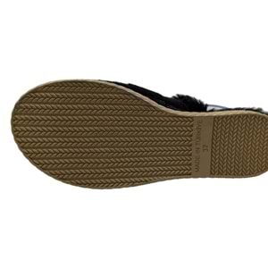 Çiğdem Kundura SoftFlare Kadın Peluş İçli Terlik - SoftFlare - SİYAH - 37