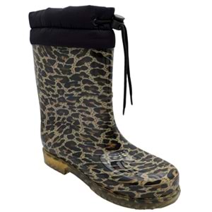 AquaBella Su Geçirmez Kadın Yağmur Çizmesi - AquaBella - LEOPAR - 36