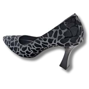 Zivanta Leopar Desenli Kadın Stiletto - Zivanta - SİYAH - 36