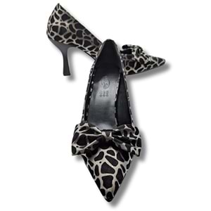 Mancharela Kadın Leopar Desenli Stiletto Ayakkabı - Mancharela - LEOPAR - 37
