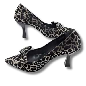 Mancharela Kadın Leopar Desenli Stiletto Ayakkabı - Mancharela - LEOPAR - 37