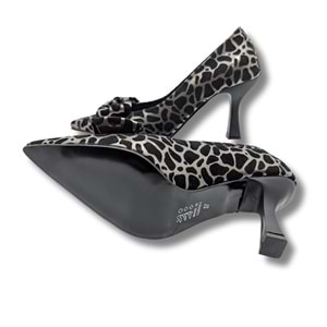 Mancharela Kadın Leopar Desenli Stiletto Ayakkabı - Mancharela - LEOPAR - 37