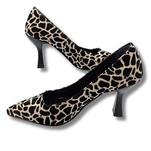 Stralende Kadın Leopar Desenli Stiletto - Stralende - LEOPAR - 36