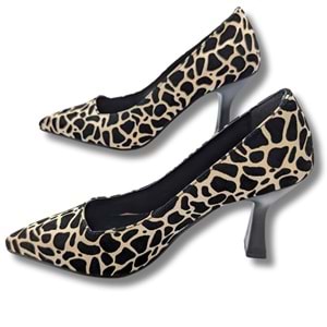 Stralende Kadın Leopar Desenli Stiletto - Stralende - LEOPAR - 36