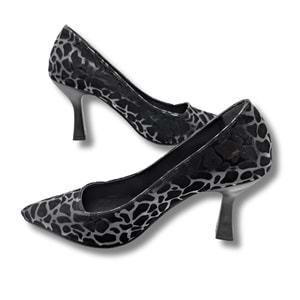 Stralende Kadın Leopar Desenli Stiletto - Stralende - SİYAH - 37