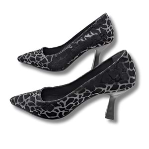 Stralende Kadın Leopar Desenli Stiletto - Stralende - SİYAH - 37