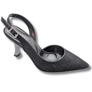 Gratia - Abiye Taşlı Stiletto - Gratia - SİYAH - 36