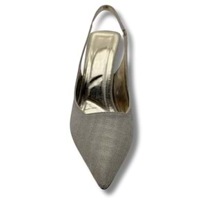 Ysabella | Arkası Açık Abiye Stiletto - Ysabella - ALTIN - 36