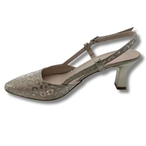 Titania | Abiye Arkası Açık Stiletto - Titania - ALTIN - 37