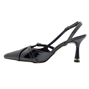 Christel | Kadın Arkası Açık Stiletto - Christel - SİYAH - 37