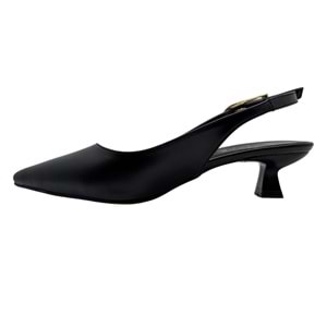 Josiane | Kadın Arkası Açık Kısa Topuklu Stiletto - Josiane - SİYAH - 38