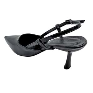 Zenna | Kadın Arkası Açık Stiletto - ÇİĞDEM KUNDURA - Zenna - SİYAH - 40