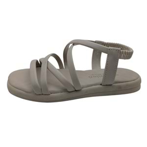 Jossely | Kadın Arkası Lastikli Düz Sandalet - BEJ - 40