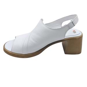 Cristallo - Kadın Topuklu Sandalet - BEYAZ - 40