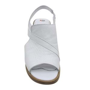 Cristallo - Kadın Topuklu Sandalet - BEYAZ - 40